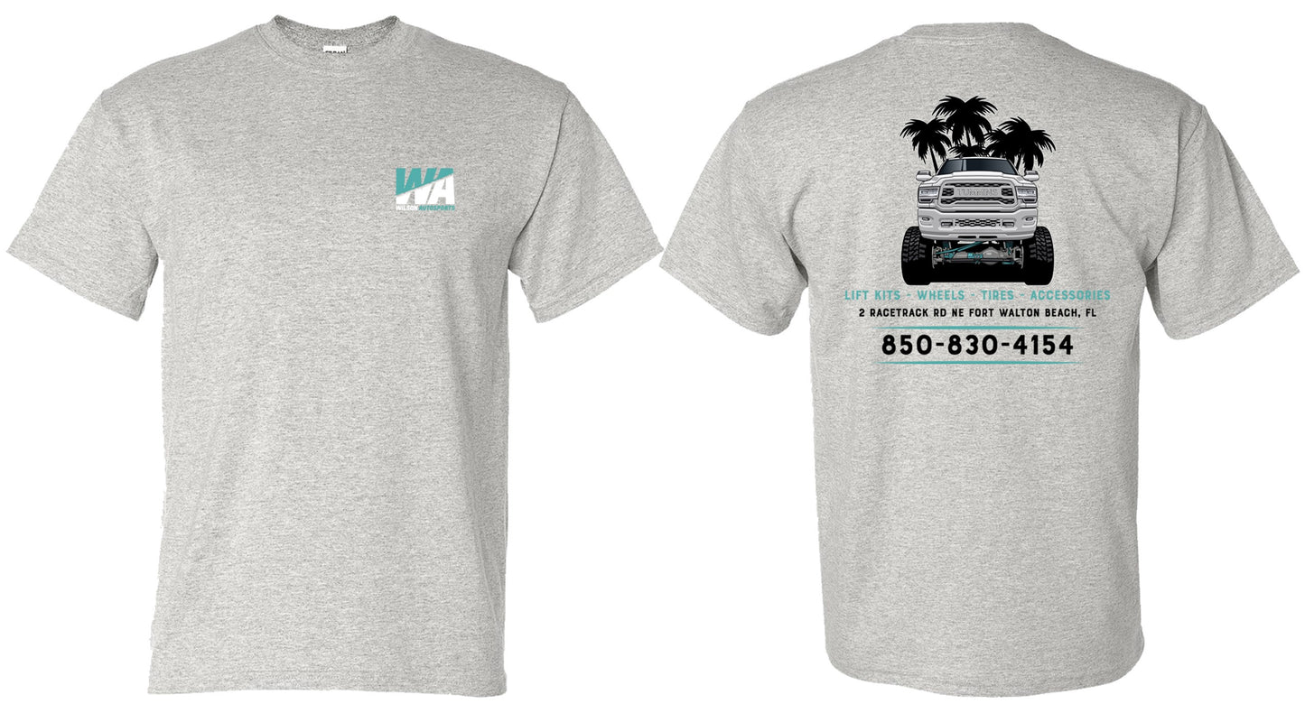 Short Sleeve Palm Tree Tummins Tee